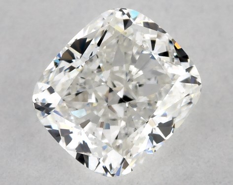 GIA 0.76 Carat H-VVS1 Very Good Cut Cushion Modified Diamond
